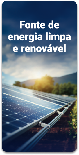 Fonte de energia limpa e renovável