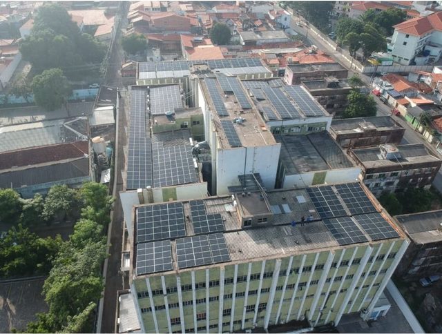 Sistema de 11,99 kWp, com 22 módulos instalados em Santa Luzia/MA