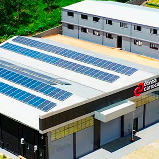 Sistema de 11,99 kWp, com 22 módulos instalados em Santa Luzia/MA